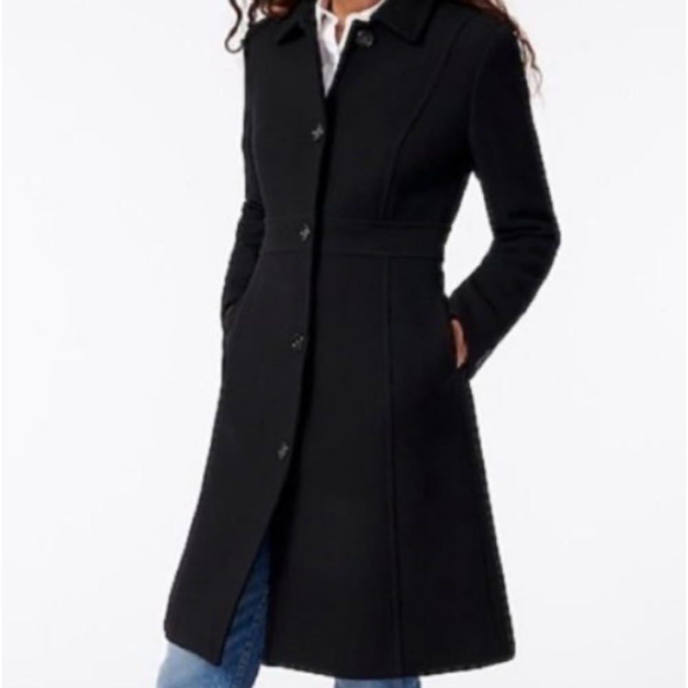 J CREW Women’s Black Wool Day Jacket with Thinsulate